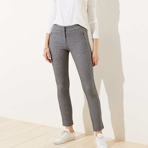 NWT Speckled Skinny Ankle Pant 14 Grey